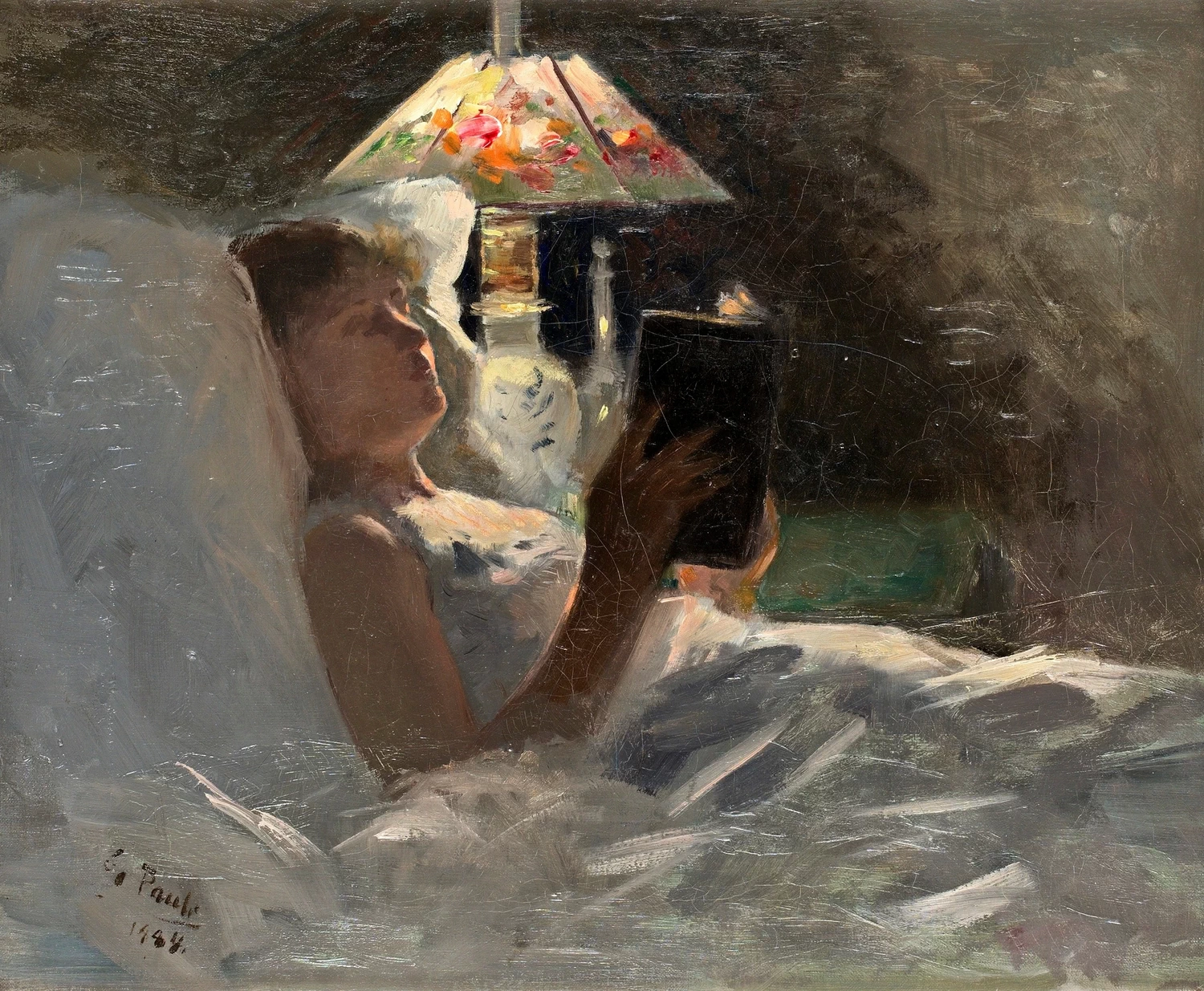 La luce della lettura, 1884